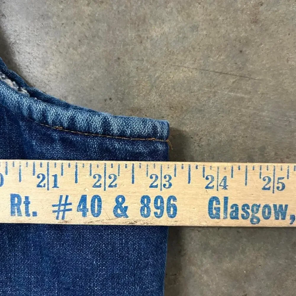 VTG 80s Big Ben Sherpa Lined Denim Vest